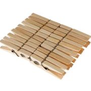 Прищепки д/белья 20шт бамбук К-21/49474