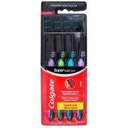 COLGATE з/щ  СУПЕРФЛЕКСИ черная  средняя 3 + 1 /24