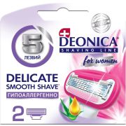 СКИДКА 42% DEONICA  FOR WOMEN  КАССЕТА 5 лезвий сменная 2 шт /12