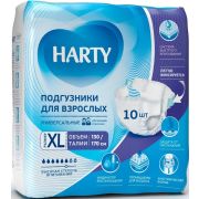 СКИДКА 39% HARTY Подгузники для взрослых Extra Large 10шт /4