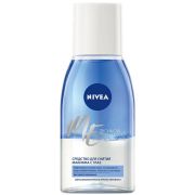 NIVEA-VISAGE Ср-во д/удаления макияжа с глаз д/водост. туши ДВОЙНОЙ ЭФФЕКТ 125 мл  /12  /81182 !!!