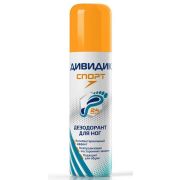 Дивидик   Аэрозоль  ДЕЗОДОРАНТ СПОРТ   для ног и  обуви  150мл.  / 6