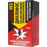 ДИХЛОФОС   НЕО  Гель для уничтожения тараканов и муравьев 75 мл /24