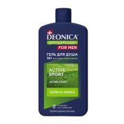 DEONICA   Гель/душа  МУЖ   750мл  Active Sport   /6