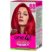 ONE4ME Стойкая крем-краска 88 Дерзкий красный (12)