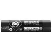 BIG CITY LIFE Пакеты для мусора с затяжками Black Diamond LD 55*64 см 50л 10шт черные/14410546