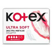 KOTEX Котекс прокл. Ultra  NORMAL  (сеточка)  10 шт  /16   АКЦИЯ!!!