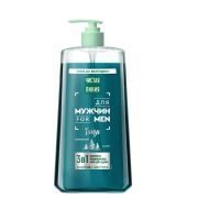 Ч.Линия ШАМПУНЬ-Кондиционер-Гель д/душа 1000мл  Мужской 3в1/6