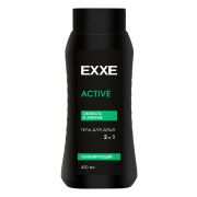 EXXE MEN Гель для душа 2в1 ACTIVE Тонизирующий, 400мл