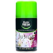 МАСТЕР ФРЕШ Освежитель воздуха сменный баллон д/авт.спрея Нежность хлопка и лилии 250мл