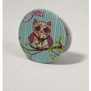 QUEEN FAIR  3101121 Зеркало складное «СОВЫ» МИКС  /