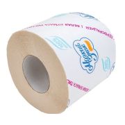 Туалетная бумага МЯГКИЙ ЗНАК 1сл, 1 рулон на втулке белая