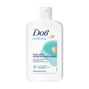 DOVE  DERMA Гель для душа и умывания д/проблемной кожи Гипоаллергенный 280 мл /10
