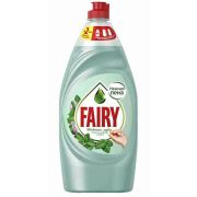 FAIRY средство д/мытья посуды Нежные руки Ч.ДЕРЕВО и МЯТА 900мл./12
