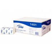 Полотенце листовое V (ZZ) слож. 2-х слойное ЭКО Терес Комфорт 200л в п/э запайке/Т-0221КА/Тендер