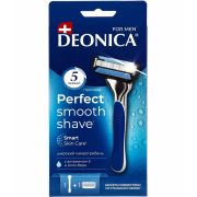 .NEW DEONICA  5 FOR MEN Бритвенный станок со сменной кассетой/6 (совместимы с Fusion5)
