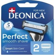 .NEW DEONICA  5 FOR MEN Сменные кассеты 5 ЛЕЗВИЙ, 2 шт /10 (совместимы с Fusion5)