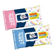 ЭМИЛИ Влажные салфетки Для детей ЭКОНОМ 100+20штук упаковка с клапаном (+20% БЕСПЛАТНО)