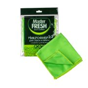 МАСТЕР ФРЕШ Салфетка д/стекол и зеркал МИКРОФИБРА 1шт