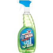 ЗОЛУШКА Чистые окна с тригером Зеленое яблоко 0,5л