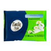 ЭМИЛИ Style  Влажная РАСТВОРЯЮЩАЯСЯ туалетная бумага 30шт