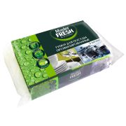 МАСТЕР ФРЕШ Губки для мытья посуды 2 шт. Профилированные