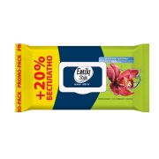 ЭМИЛИ Влажные салфетки Райские цветы 120шт с крышкой