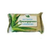 Мыло туалетное Краснодарское 90гр в упаковке Алоэ
