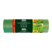 МАСТЕР ФРЕШ Пакеты для мусора 60 литров 15шт XXL с завязками 14мкм