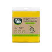 МАСТЕР ФРЕШ Салфетка супер-впитывающая для уборки 100% вискоза 30*34 3 шт