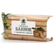 Мыло туалетное Банное 200гр в упаковке Лимон