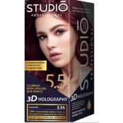 3D HOLOGRAPHY Стойкая краска для волос 5.54 Махагон 50/50/15 мл