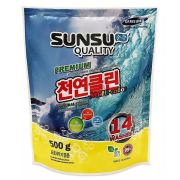 Sunsu СМС Бесфосфатный универсал концентрат для стирки цветного белья 14 стирок 500г