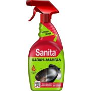 SANITA Средство чистящее быстрого действия спрей Казан-мангал 500г/25381