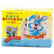 Мыло Детское 4*100гр. с экстрат. ромашки /10157 НК