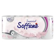 Туалетная бумага Soffione Imperial четырехслойная, белая, 8 рулонов /10900092