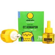 КОМАРОФФ Комплект ДЛИТЕЛЬНО ( нагреватель+жид.доп.флакон 45мл., 70ночей б/з)