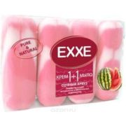 EXXE Туалетное крем-мыло 1+1 4шт*90г (РОЗОВОЕ)