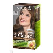 БИОКОЛОР Стойкая крем краска для волос 5.0 Русый, 50/50/15 мл