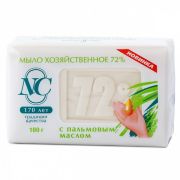 Мыло хоз.72% с пальмовым маслом 180гр.(отгрузка БЛОКОМ 4шт) /11144НК