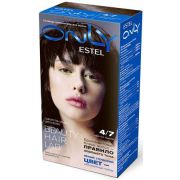 ЭСТЕЛЬ ONLY С СЫВОРОТКОЙ-УХОД т. 4/7 Шатен коричневый краска-гель д/волос