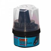 CHIST Эмульсия-краска самоблеск во флаконе с губкой-аппликатором цвет ЧЕРНЫЙ 75мл