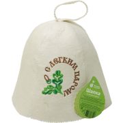 БАННЫЕ ШТУЧКИ Шапка для бани и сауны С лёгким паром!, войлок /41003