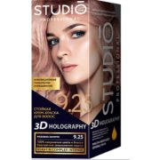 3D HOLOGRAPHY Стойкая краска для волос 9.25 Розовое золото 50/50/15 мл