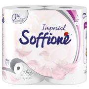 Туалетная бумага Soffione Imperial четырехслойная, белая, 4 рулона /10900090