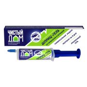 ЧИСТЫЙ ДОМ Гель-шприц универсальный от тараканов,садовых и домашних муравьев 20мл/02-303