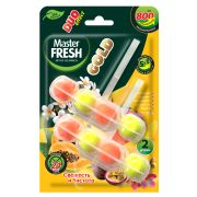 МАСТЕР ФРЕШ GOLD Подвесной блок для унитаза DUO EFFECT 5в1 ТРОПИК, 2шт