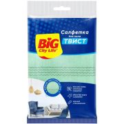 BIG CITY LIFE Салфетка вискозная для пола Твист 1 шт