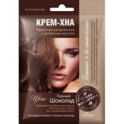 Крем-Хна Горький шоколад  с репейным маслом, 50мл/шоу-бокс/1093