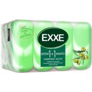 EXXE Туалетное крем-мыло 1+1 4шт*90г (ЗЕЛЕНОЕ)